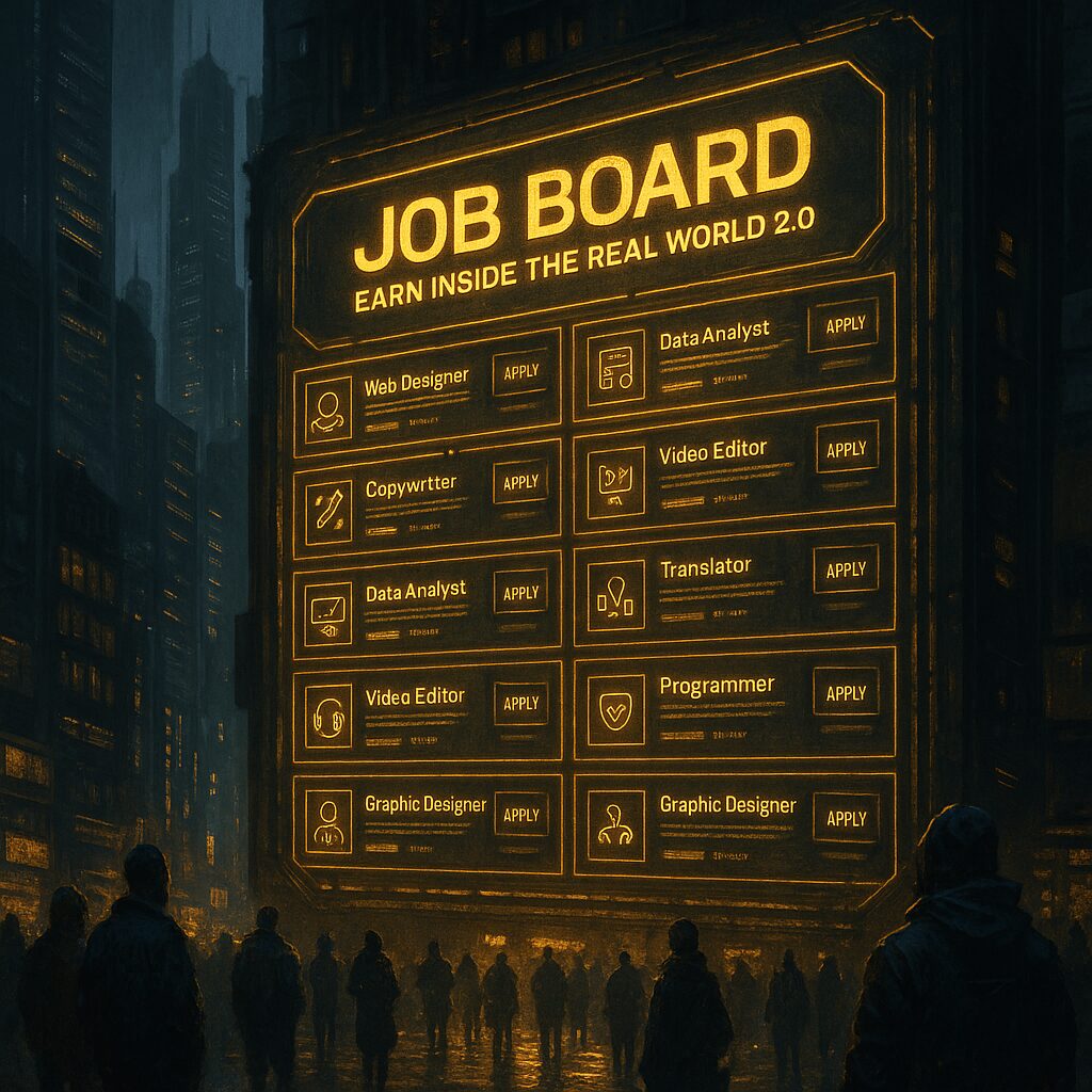 Job board services marketplace inside the real world 2.0
